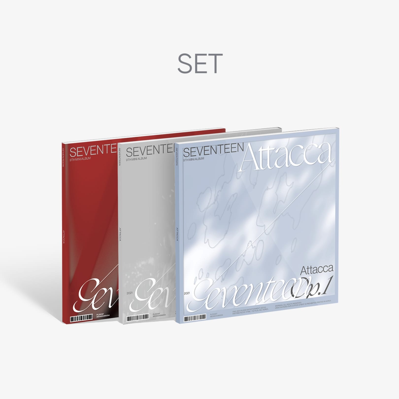 SEVENTEEN - 9th Mini Album [Attacca] (SET)